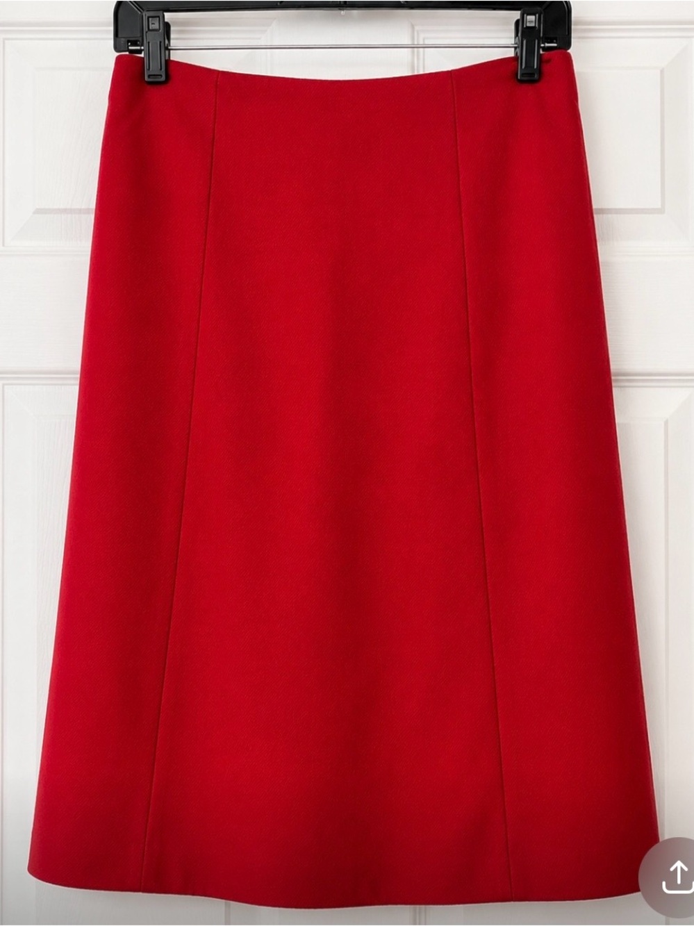 Brooks Brothers Rich Red A-Line Skirt